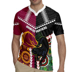 Custom Rugby Panthers and Broncos Rugby Jersey 2026 Together Aboriginal Polynesian Pattern