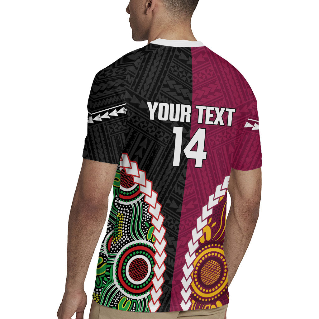 Custom Rugby Panthers and Broncos Rugby Jersey 2026 Together Aboriginal Polynesian Pattern