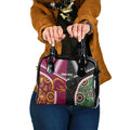 Custom Rugby Panthers and Broncos Shoulder Handbag 2026 Together Aboriginal Polynesian Pattern