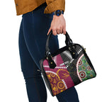 Custom Rugby Panthers and Broncos Shoulder Handbag 2026 Together Aboriginal Polynesian Pattern