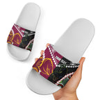Custom Rugby Panthers and Broncos Slide Sandals 2026 Together Aboriginal Polynesian Pattern