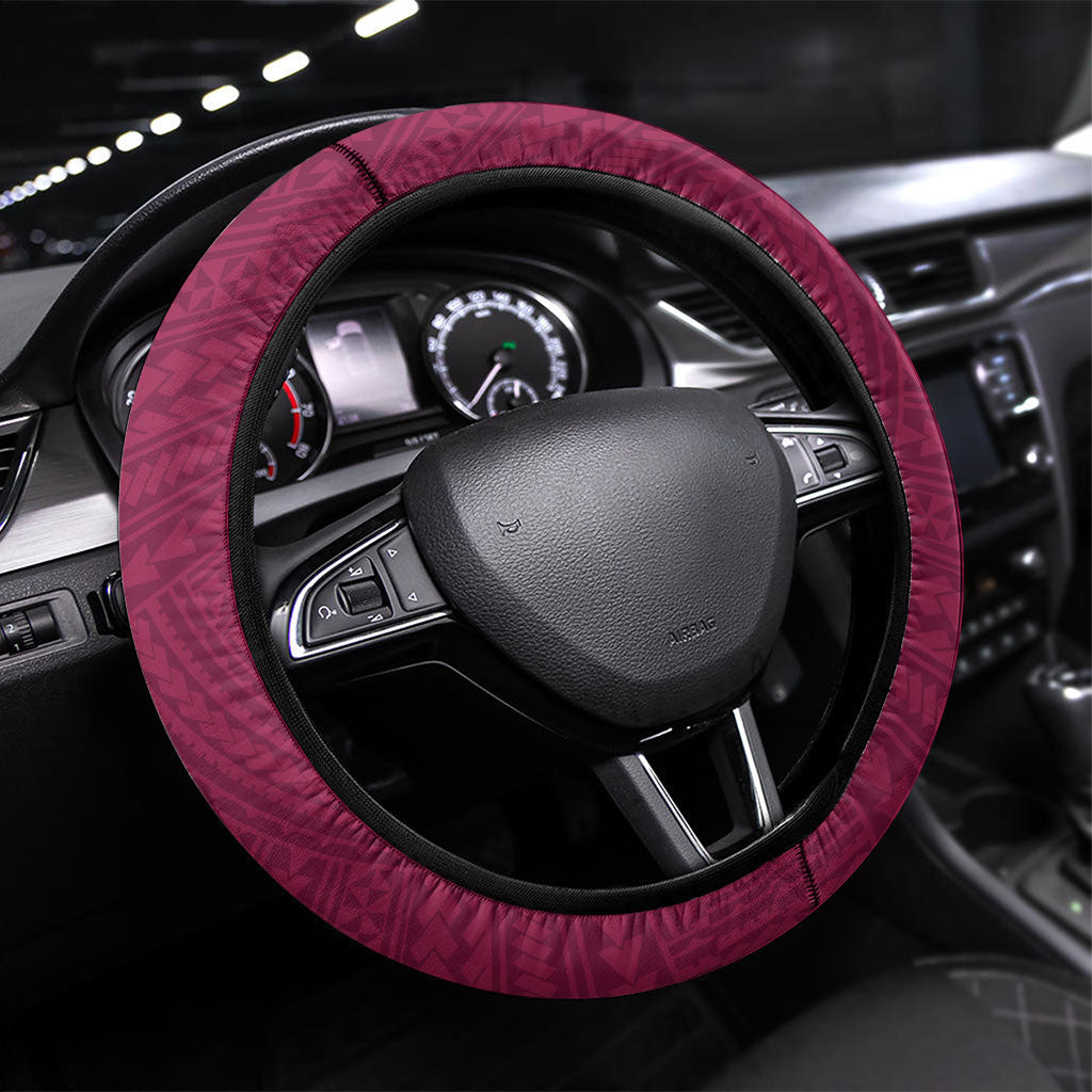 Rugby Panthers and Broncos Steering Wheel Cover 2026 Together Aboriginal Polynesian Pattern