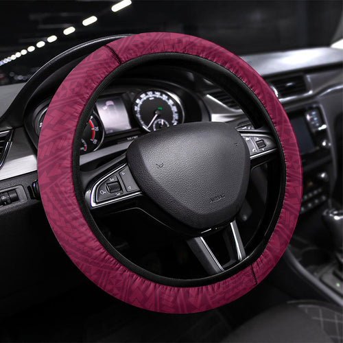 Rugby Panthers and Broncos Steering Wheel Cover 2026 Together Aboriginal Polynesian Pattern