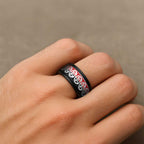 New Zealand Mangopare Kowhaiwhai Motif Spinner Ring - Aussie Hoodie