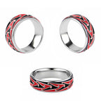 New Zealand Puhoro Kowhaiwhai Motif Classic Ring - Aussie Hoodie