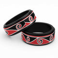 New Zealand Koru Kowhaiwhai Motif Spinner Ring - Aussie Hoodie