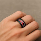New Zealand Koru Kowhaiwhai Motif Spinner Ring - Aussie Hoodie