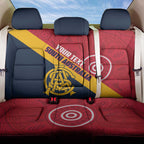 Custom South Australia Cricket Back Car Seat Cover Go Champions - Aboriginal Art