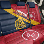 Custom South Australia Cricket Back Car Seat Cover Go Champions - Aboriginal Art