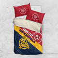 Custom South Australia Cricket Bedding Set Go Champions - Aboriginal Art