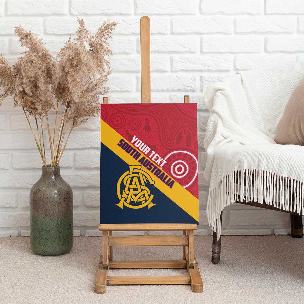 Custom South Australia Cricket Canvas Wall Art Go Champions - Aboriginal Art