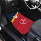 Custom South Australia Cricket Car Mats Go Champions - Aboriginal Art