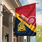 Custom South Australia Cricket Garden Flag Go Champions - Aboriginal Art