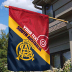 Custom South Australia Cricket Garden Flag Go Champions - Aboriginal Art