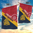 Custom South Australia Cricket Garden Flag Go Champions - Aboriginal Art