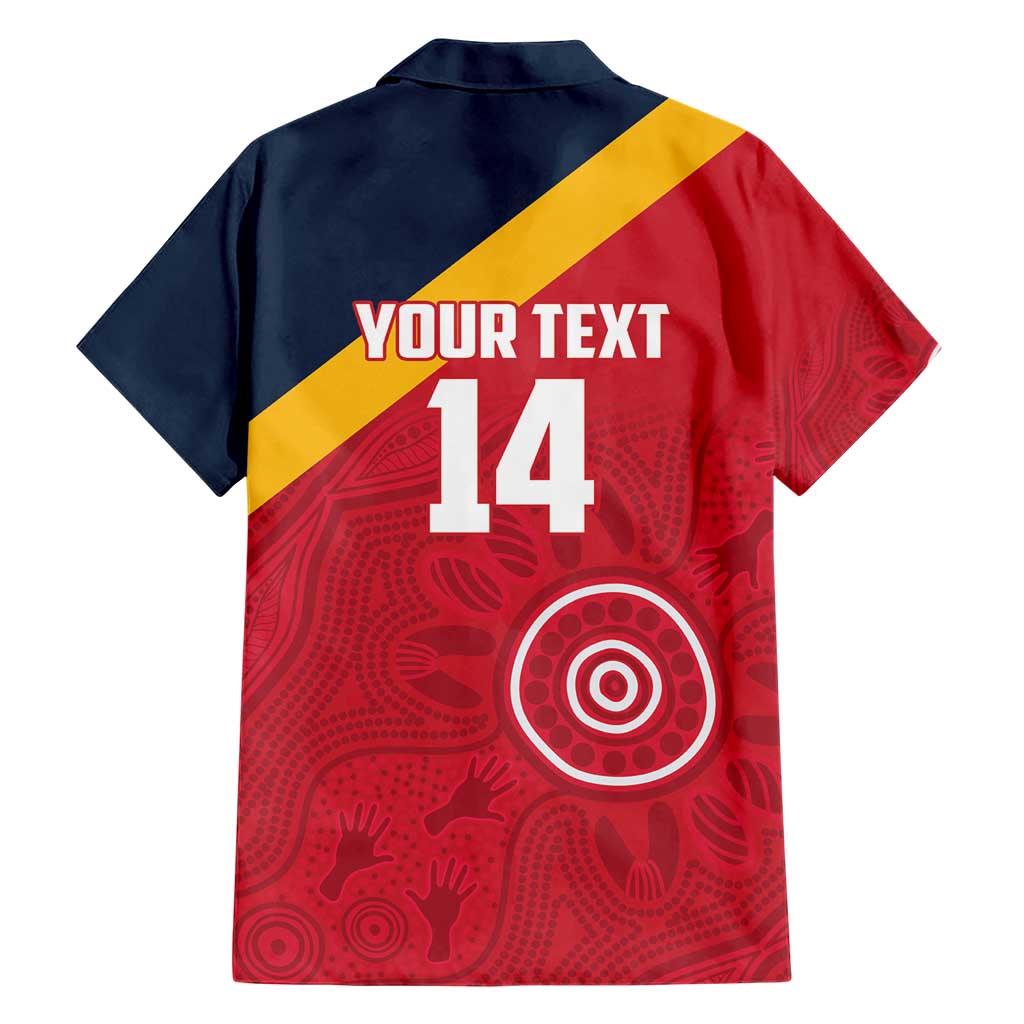 Custom South Australia Cricket Hawaiian Shirt Go Champions - Aboriginal Art