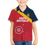 Custom South Australia Cricket Hawaiian Shirt Go Champions - Aboriginal Art