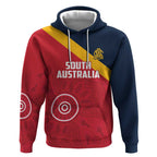 Custom South Australia Cricket Hoodie Go Champions - Aboriginal Art