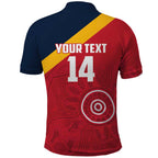 Custom South Australia Cricket Polo Shirt Go Champions - Aboriginal Art