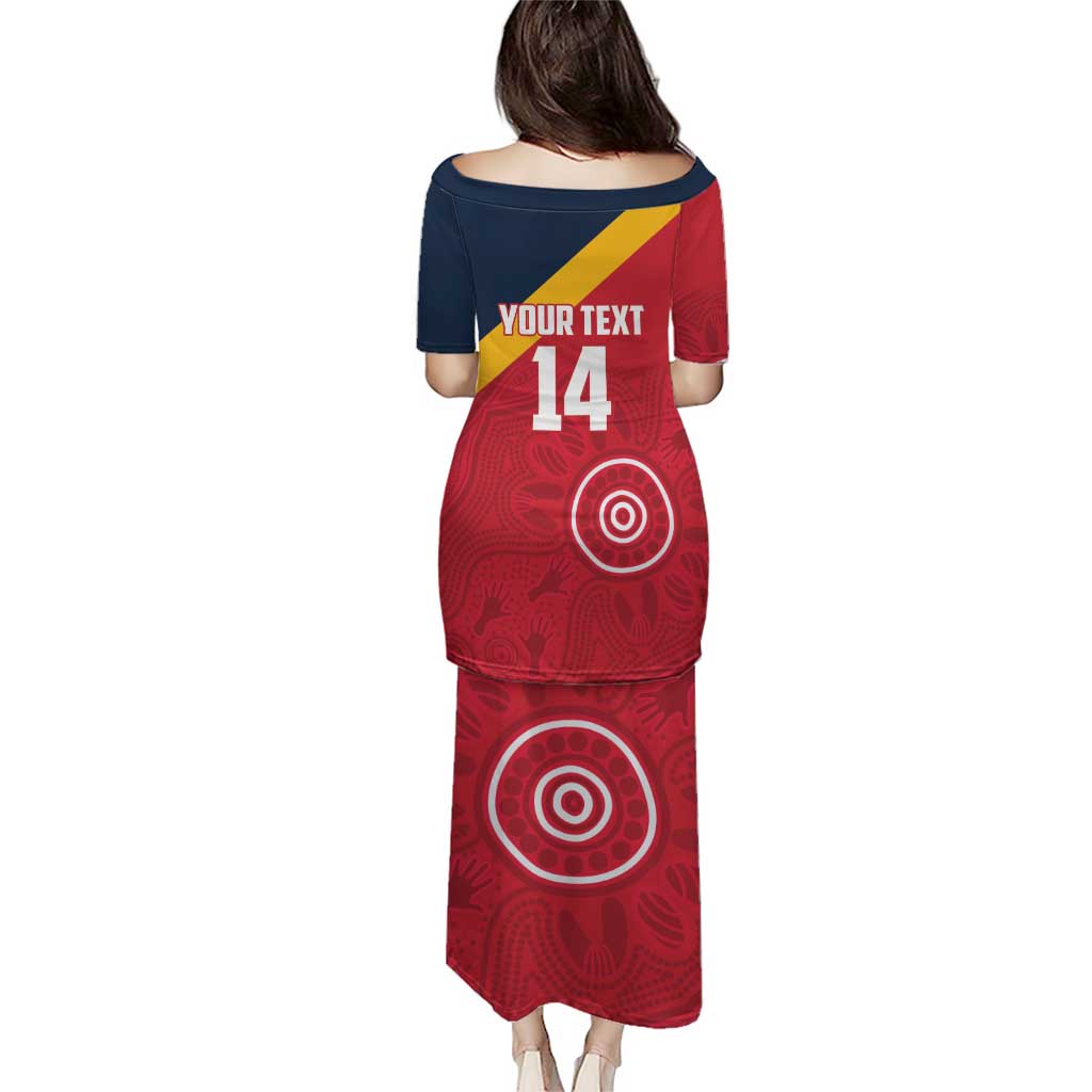 Custom South Australia Cricket Puletasi Go Champions - Aboriginal Art