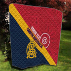 Custom South Australia Cricket Quilt Go Champions - Aboriginal Art