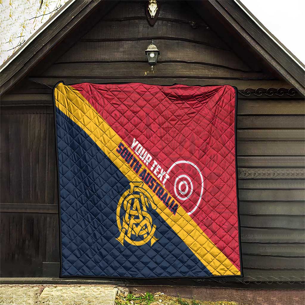 Custom South Australia Cricket Quilt Go Champions - Aboriginal Art
