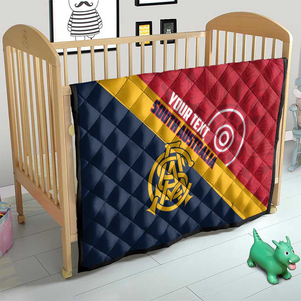 Custom South Australia Cricket Quilt Go Champions - Aboriginal Art