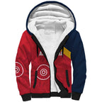 Custom South Australia Cricket Sherpa Hoodie Go Champions - Aboriginal Art