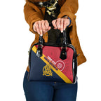 Custom South Australia Cricket Shoulder Handbag Go Champions - Aboriginal Art