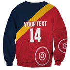 Custom South Australia Cricket Sweatshirt Go Champions - Aboriginal Art