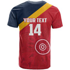 Custom South Australia Cricket T Shirt Go Champions - Aboriginal Art