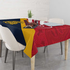 Custom South Australia Cricket Tablecloth Go Champions - Aboriginal Art