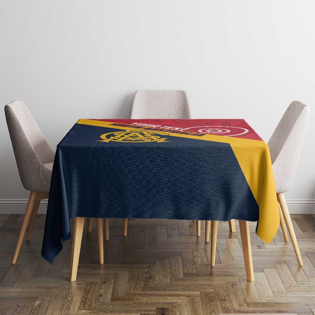 Custom South Australia Cricket Tablecloth Go Champions - Aboriginal Art