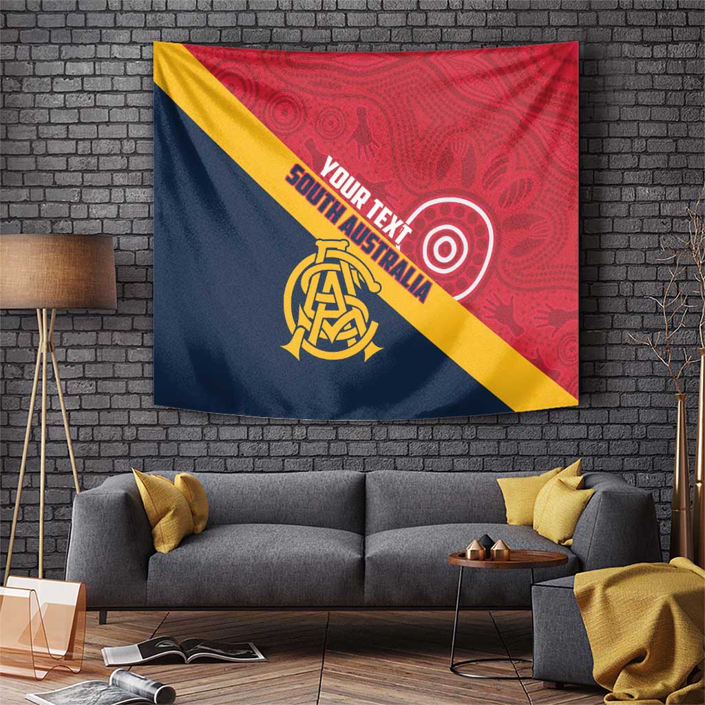 Custom South Australia Cricket Tapestry Go Champions - Aboriginal Art