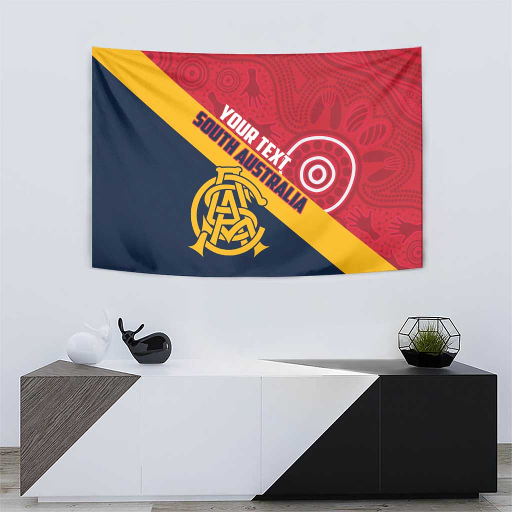 Custom South Australia Cricket Tapestry Go Champions - Aboriginal Art