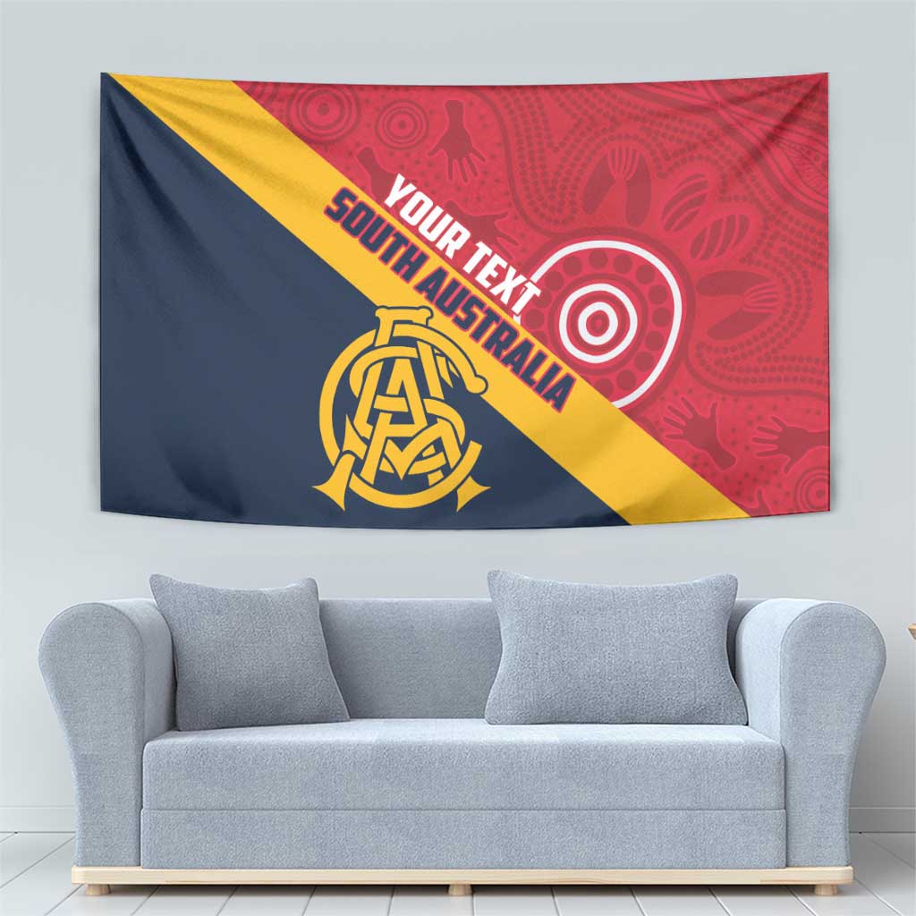 Custom South Australia Cricket Tapestry Go Champions - Aboriginal Art
