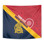 Custom South Australia Cricket Tapestry Go Champions - Aboriginal Art
