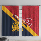 Custom South Australia Cricket Window Curtain Go Champions - Aboriginal Art