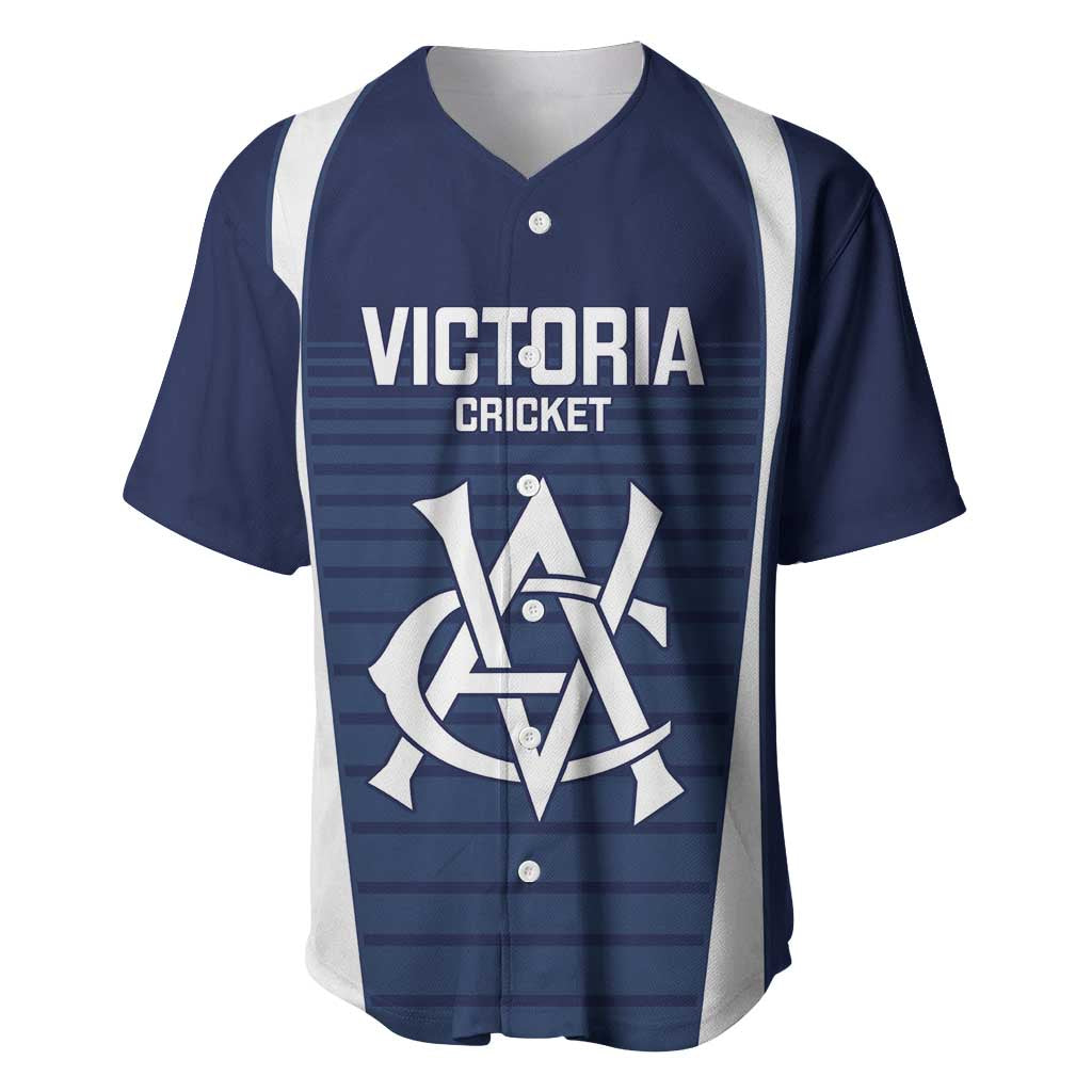 Custom Victoria Cricket Baseball Jersey Go Champions - Sporty Style