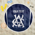 Custom Victoria Cricket Beach Blanket Go Champions - Sporty Style