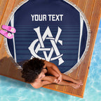 Custom Victoria Cricket Beach Blanket Go Champions - Sporty Style