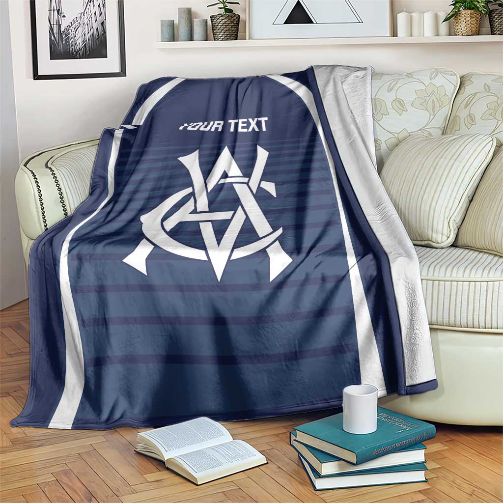 Custom Victoria Cricket Blanket Go Champions - Sporty Style