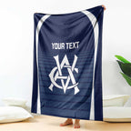 Custom Victoria Cricket Blanket Go Champions - Sporty Style