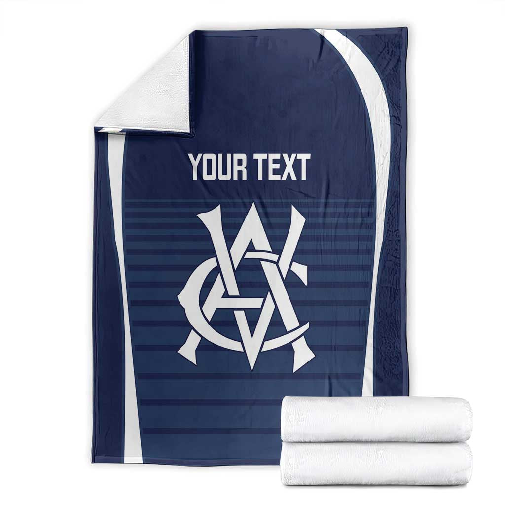 Custom Victoria Cricket Blanket Go Champions - Sporty Style