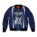 Custom Victoria Cricket Bomber Jacket Go Champions - Sporty Style