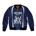 Custom Victoria Cricket Bomber Jacket Go Champions - Sporty Style