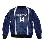 Custom Victoria Cricket Bomber Jacket Go Champions - Sporty Style