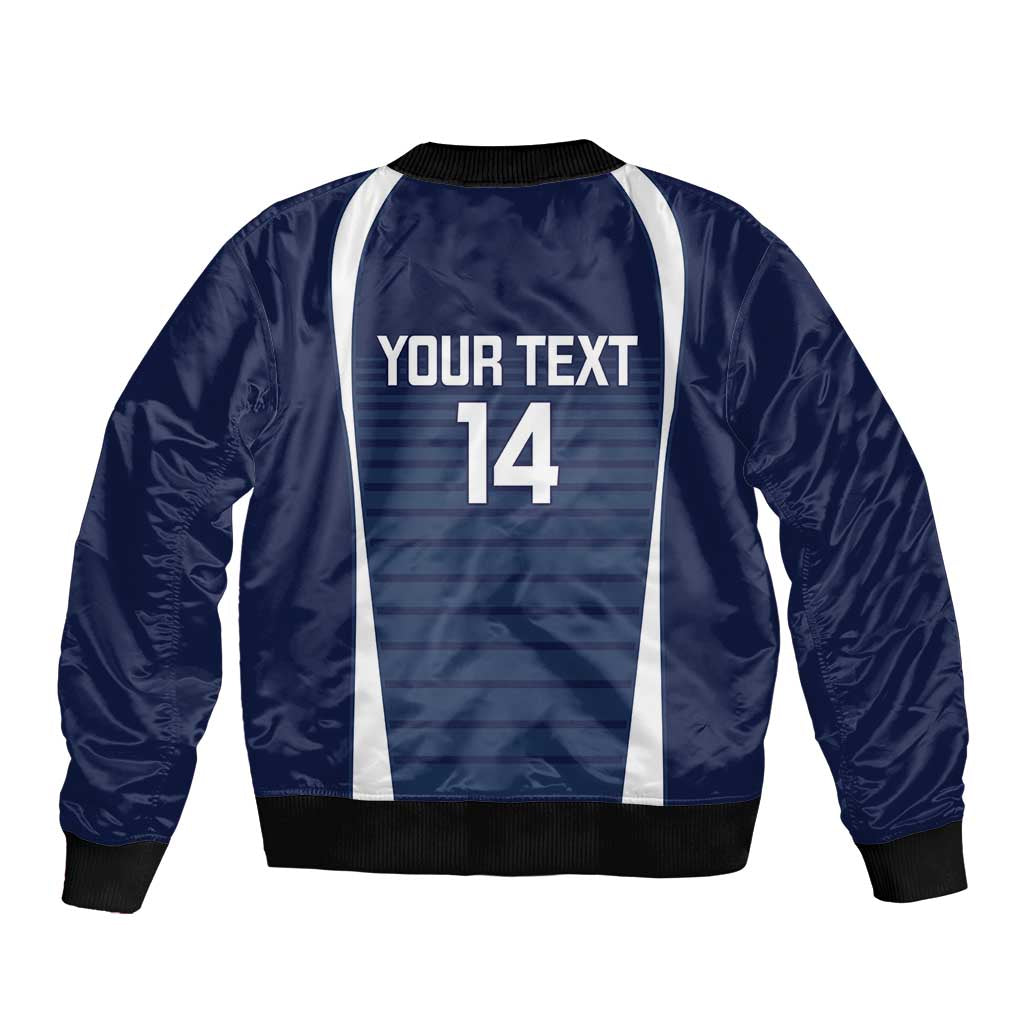 Custom Victoria Cricket Bomber Jacket Go Champions - Sporty Style