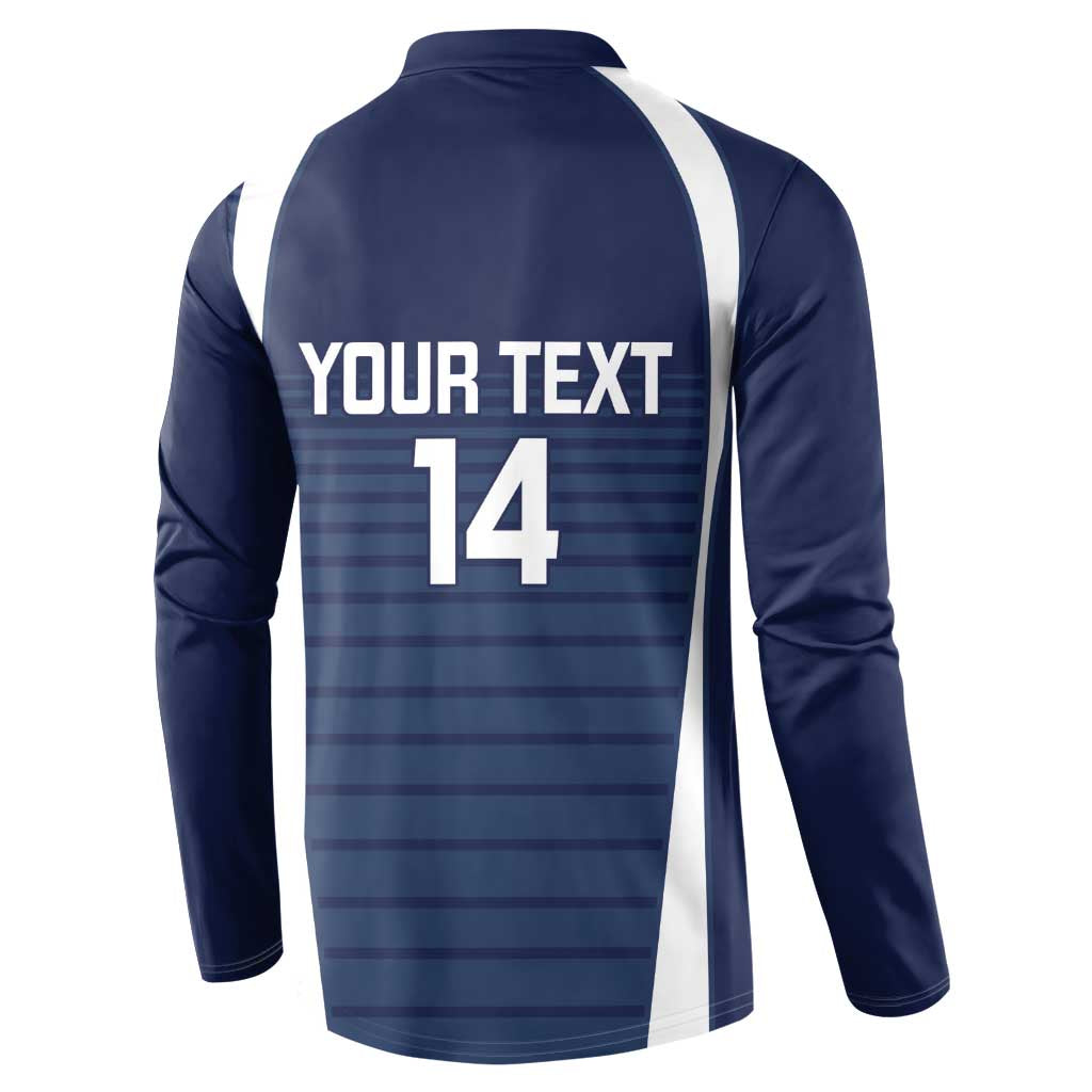 Custom Victoria Cricket Button Sweatshirt Go Champions - Sporty Style