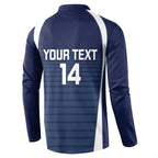 Custom Victoria Cricket Button Sweatshirt Go Champions - Sporty Style